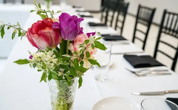 Colorful centerpiece arrangement