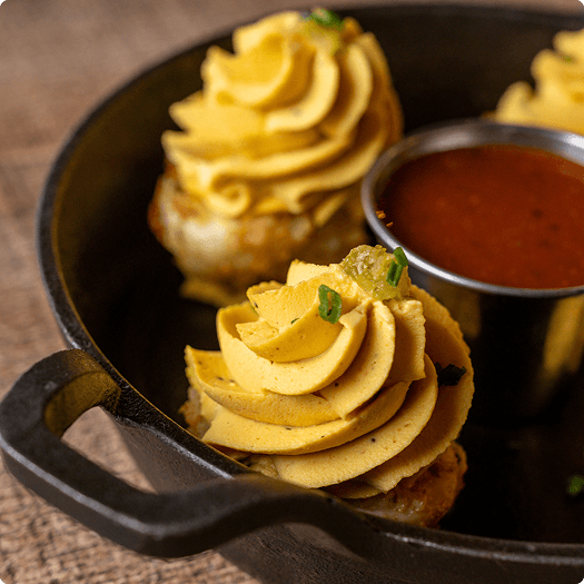 Potato rose appetizers