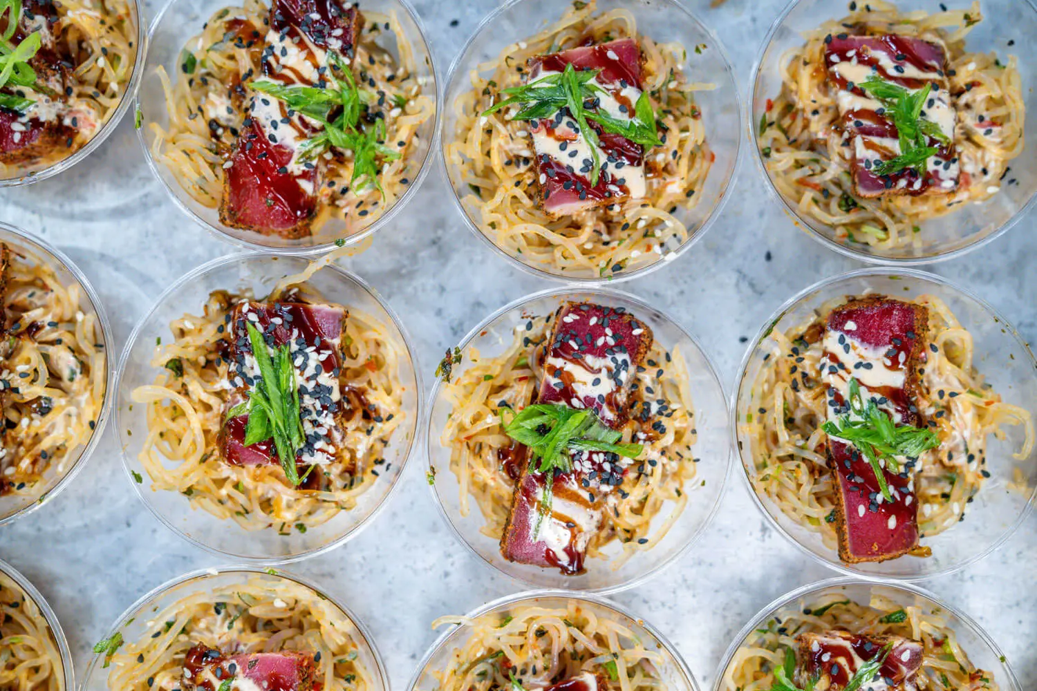 Gourmet pasta dishes catered