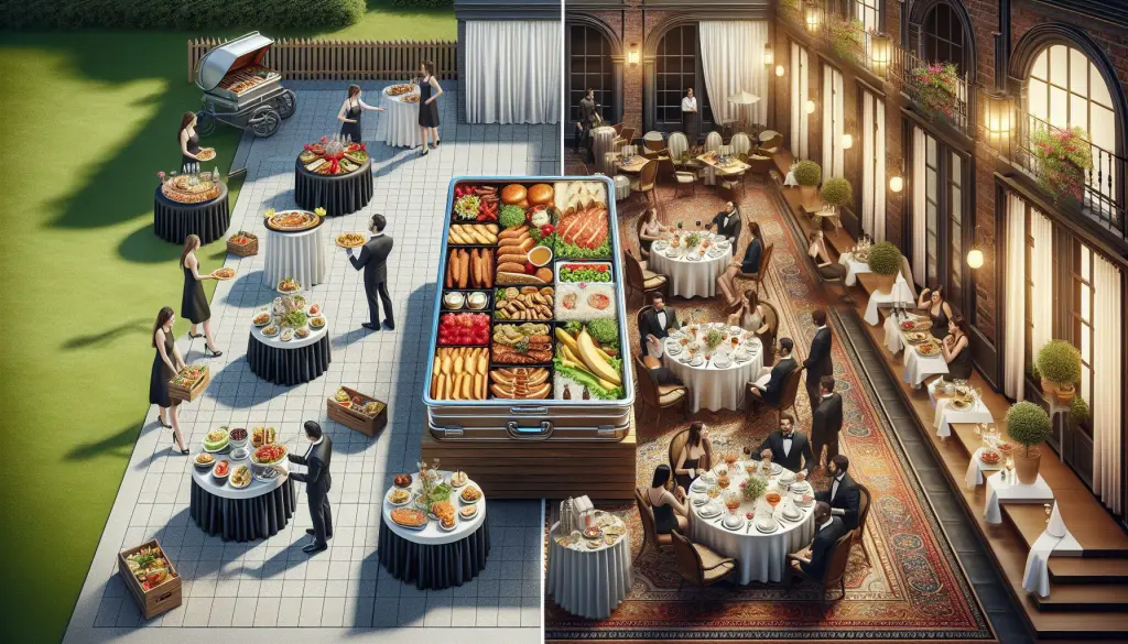 is catering cheaper than a restaurant?