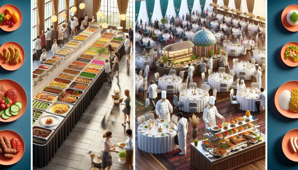 what are the three types of catering?