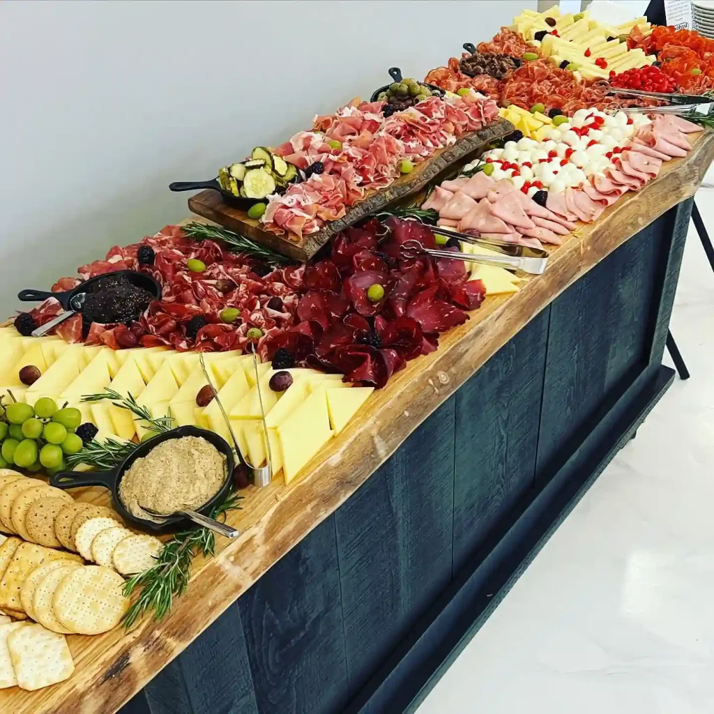 Packaged trays of fresh meals delivered for drop-off catering in Fallston MD.