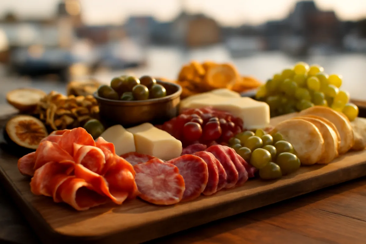 What Questions Should You Ask a Caterer Before Booking? Styled charcuterie board at a catered event in Baltimore by Evolved Catering